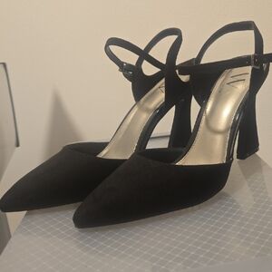 Black Suede Heels♡